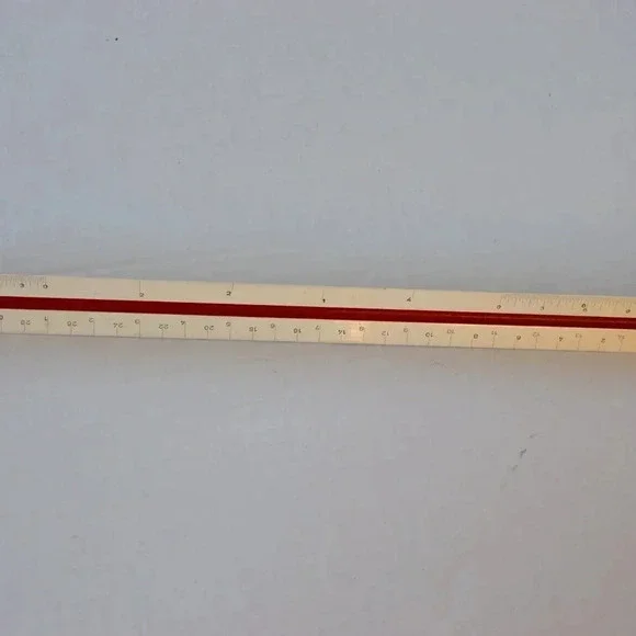 Vtg Hughes-Owen Triangular Ruler - Picture 2 of 7